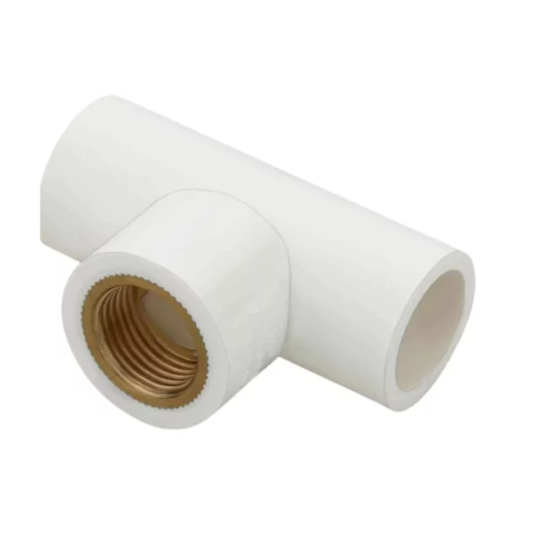 UPVC Brass Tee - (Pack of 6) Premium Quality JK