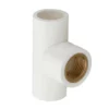 UPVC Brass Tee - (Pack of 6) Premium Quality JK