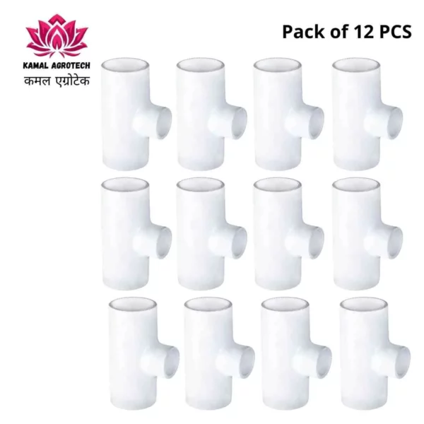 UPVC Reducer Tee - (Pack of 12) Premium Quality Jk