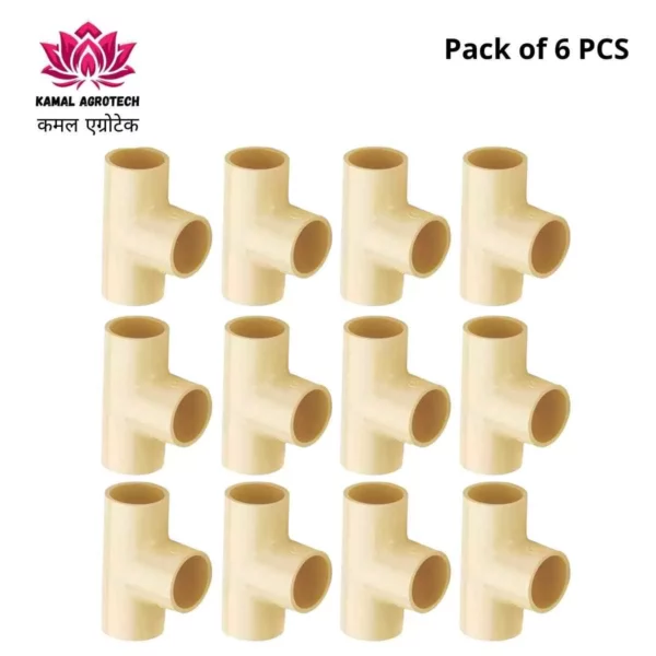 CPVC - TEE  - (Pack of 12) Premium Quality Jk .