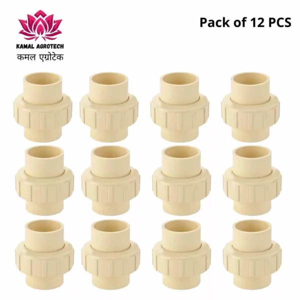 CPVC Union  - (Pack of 12) Premium Quality Jk